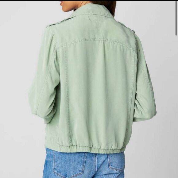 BLANKNYC / GOOD TIMES AHEAD Moto green JACKET Size 1x - Picture 2 of 6